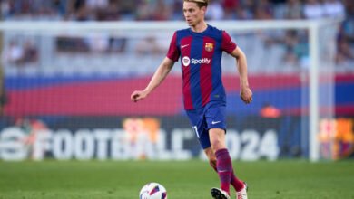 Photo of إصابة الكاحل قد تبعد دي يونج عن البرسا لأكثر من شهر