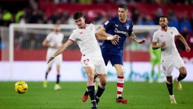 Photo of أثلتيك بلباو يواصل التألق ويفوز على إشبيلية بثنائية نظيفة في الليجا