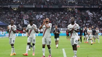 Photo of ليفركوزن يحقق رقما تاريخيا بخماسية في شباك فرانكفورت بالدوري الألماني