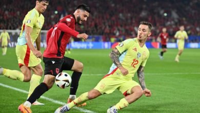 Photo of منتخب إسبانيا يفوز على ألبانيا ويتأهل بالعلامة الكاملة في كأس أمم أوروبا