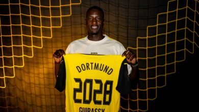 Photo of بروسيا دورتموند يتعاقد مع المهاجم سيرهو جيراسي لأربعة مواسم مقبلة