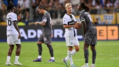 Photo of بارما يباغت ميلان وأودينيزي يتخطى لاتسيو في الدوري الإيطالي